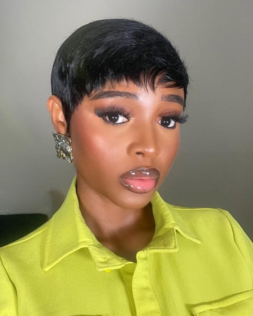 Classic Black Pixie Wig