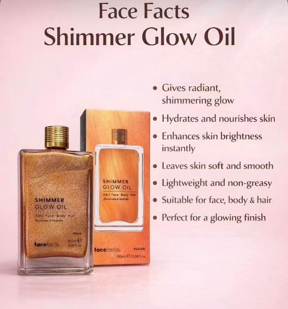 Face Facts Shimmer Glow Oil