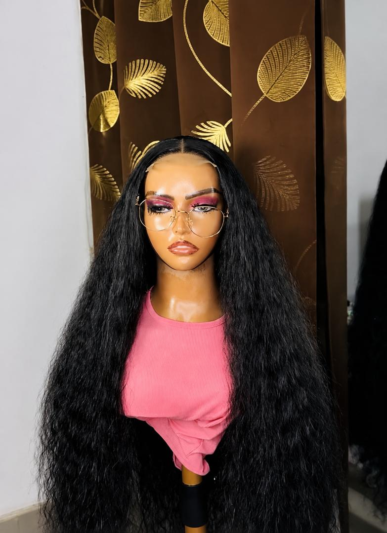 Kinky Straight Lace Front Wig