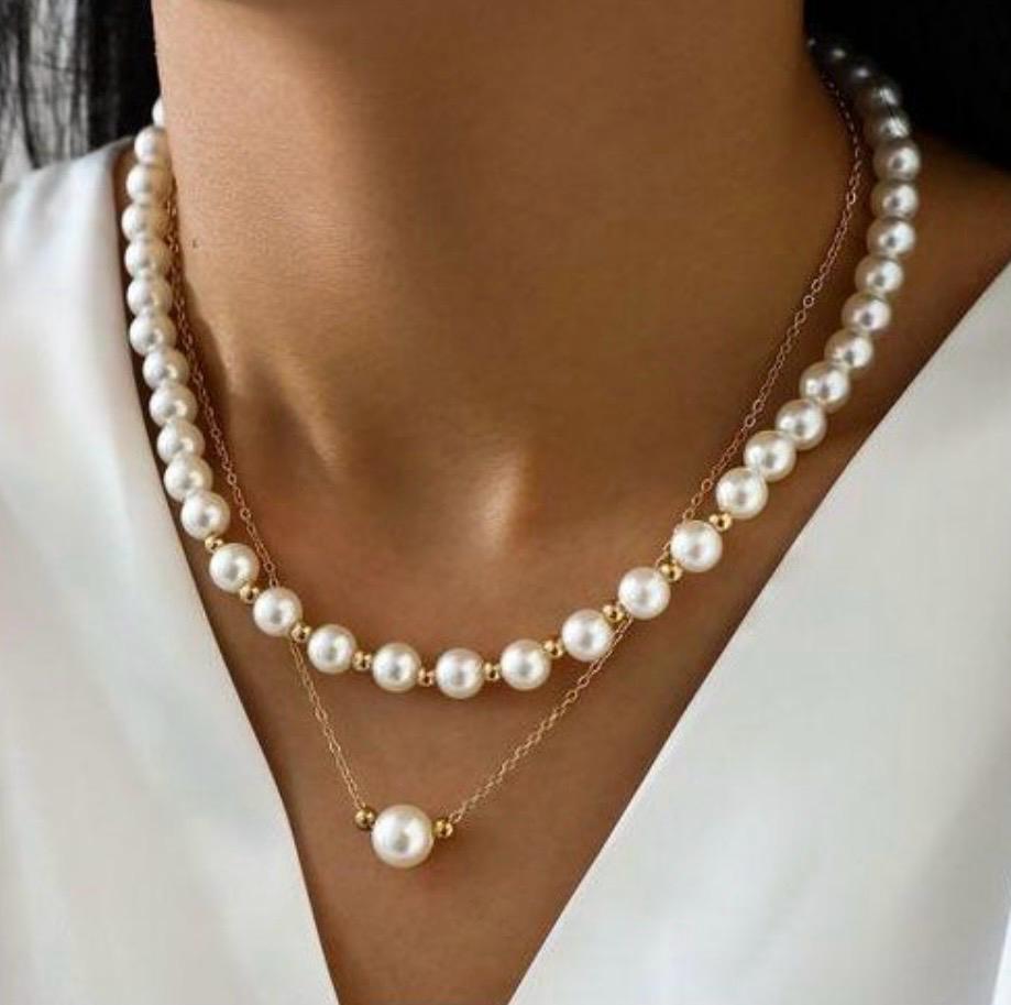 Pearl Layered Necklace