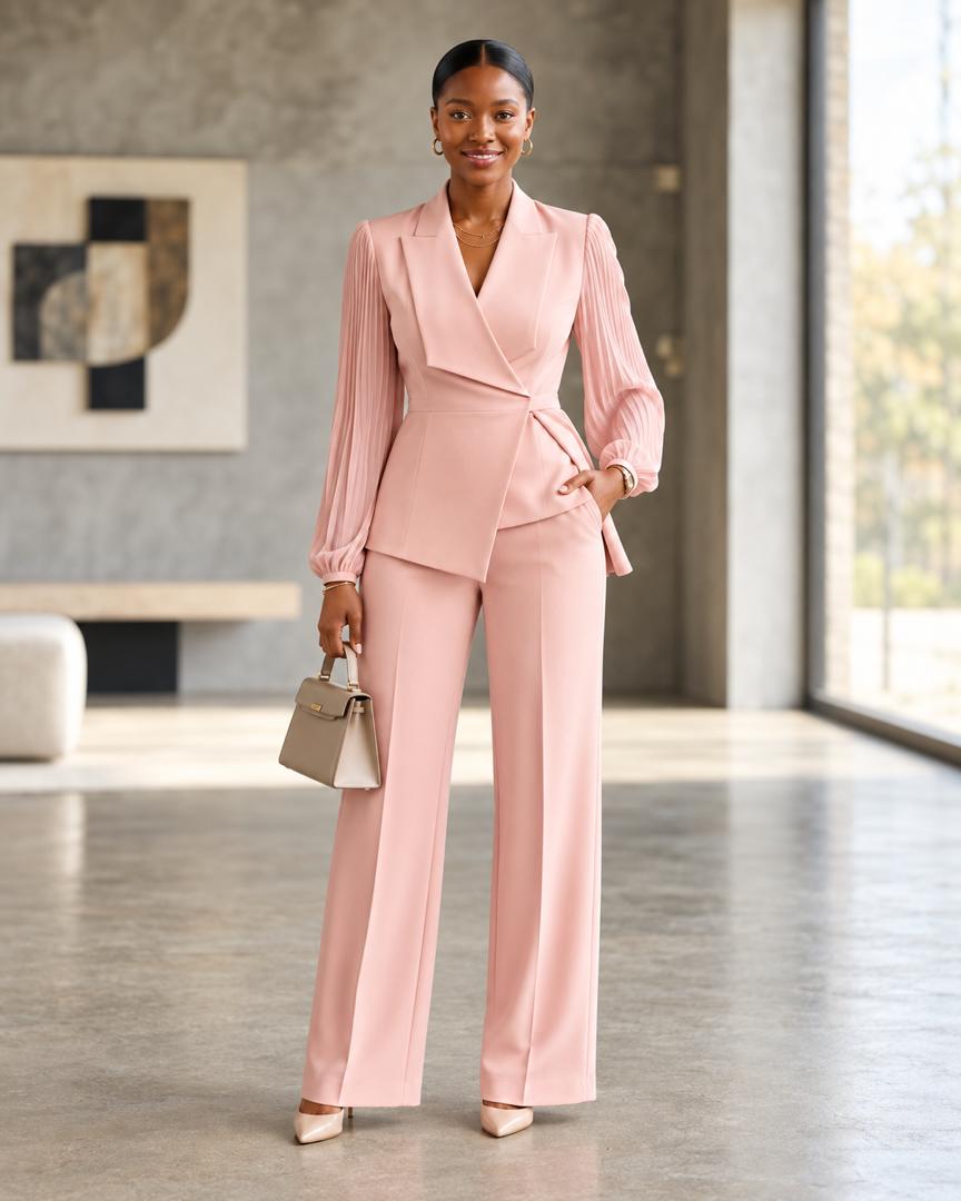 Wrap Blazer Suit