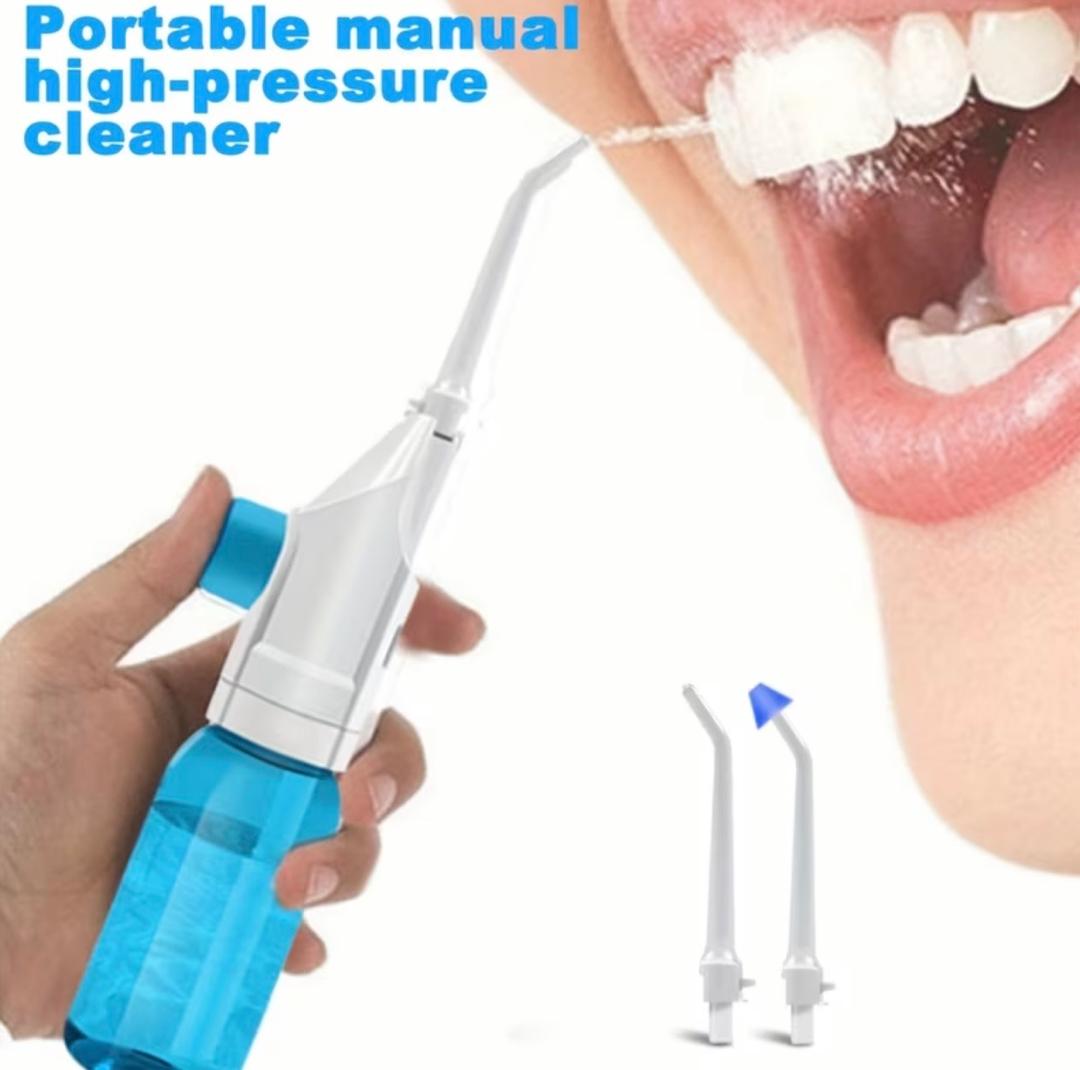 Portable Manual Dental Water Flosser