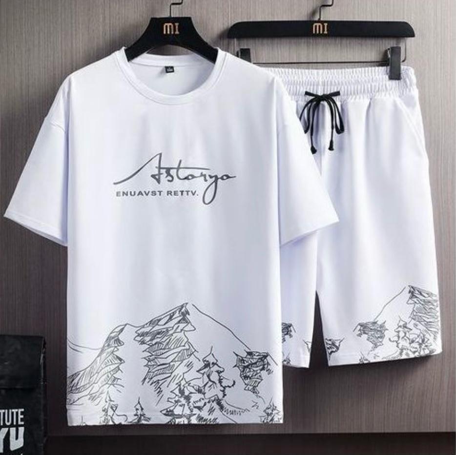 Unisex Two-Piece Top and Shorts