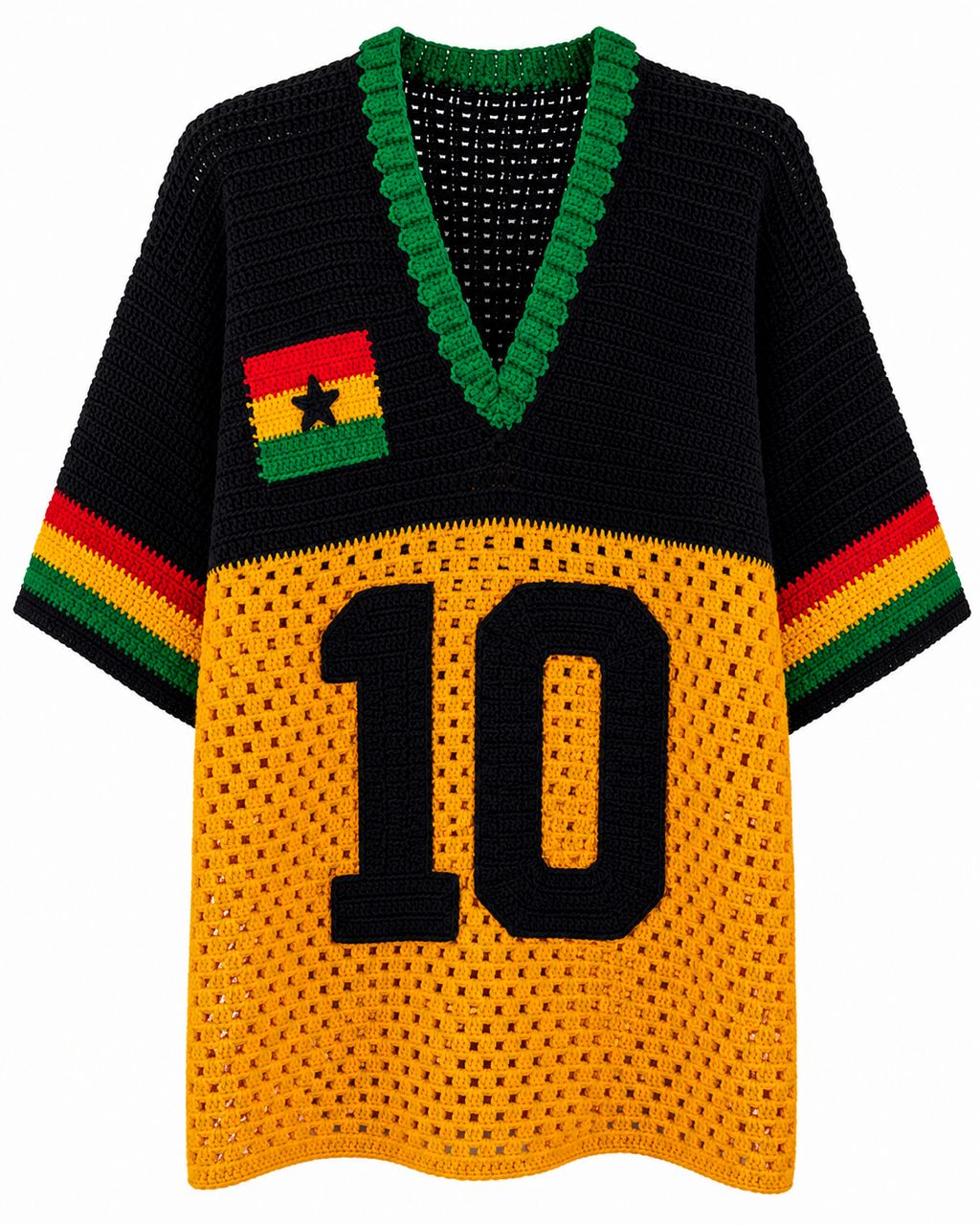 Unisex Ghana Crochet Jersey