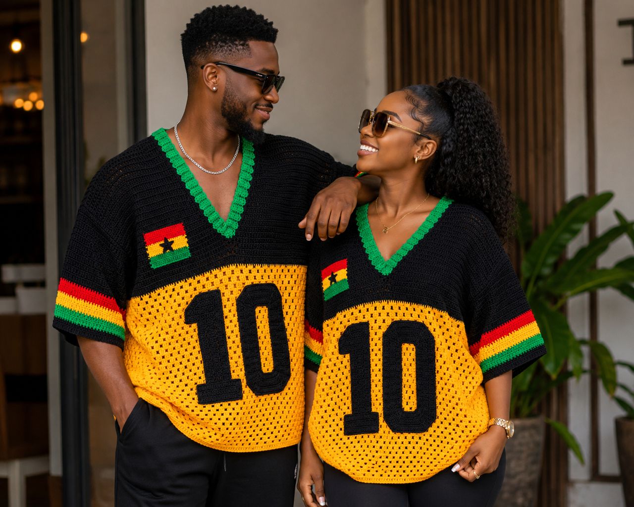 Unisex Ghana Crochet Jersey