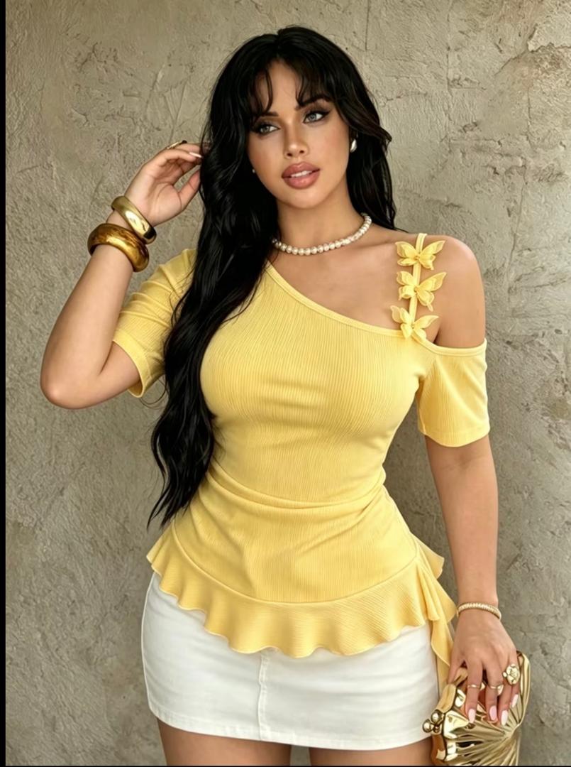 Ladies Beige Top
