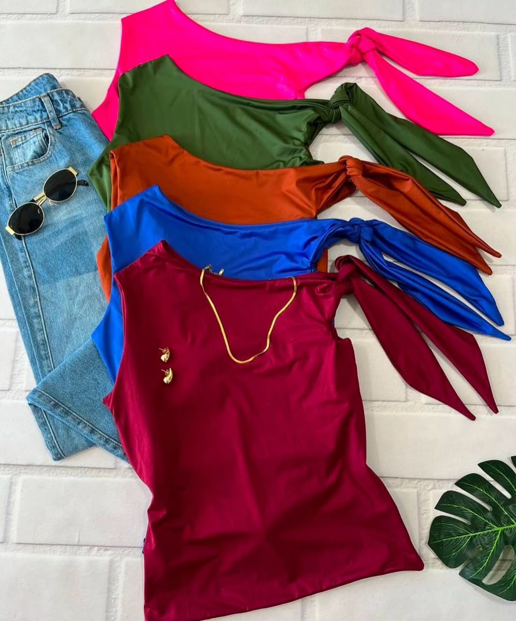 Women's Asymmetrical One-Shoulder Top