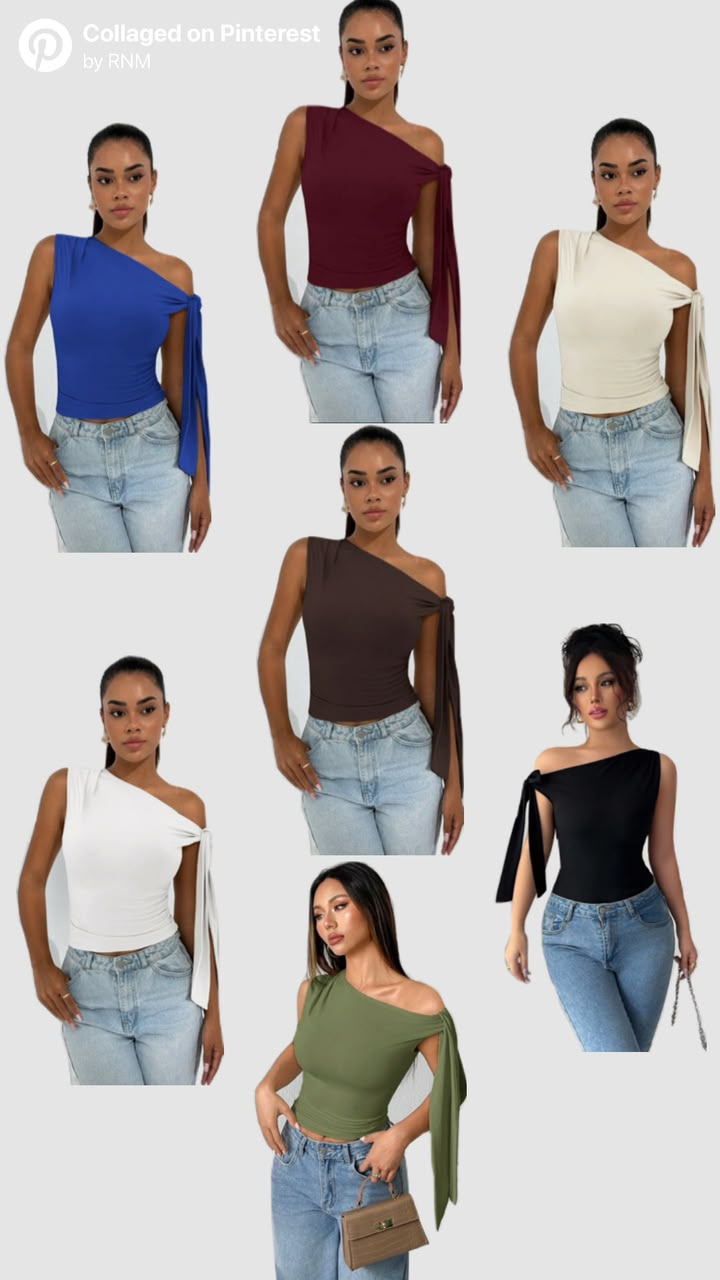 Women's Asymmetrical One-Shoulder Top