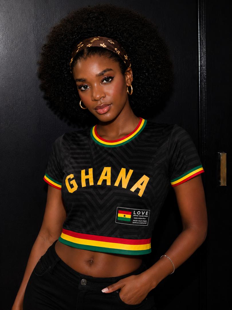 Women's Ghana Cropped Jersey