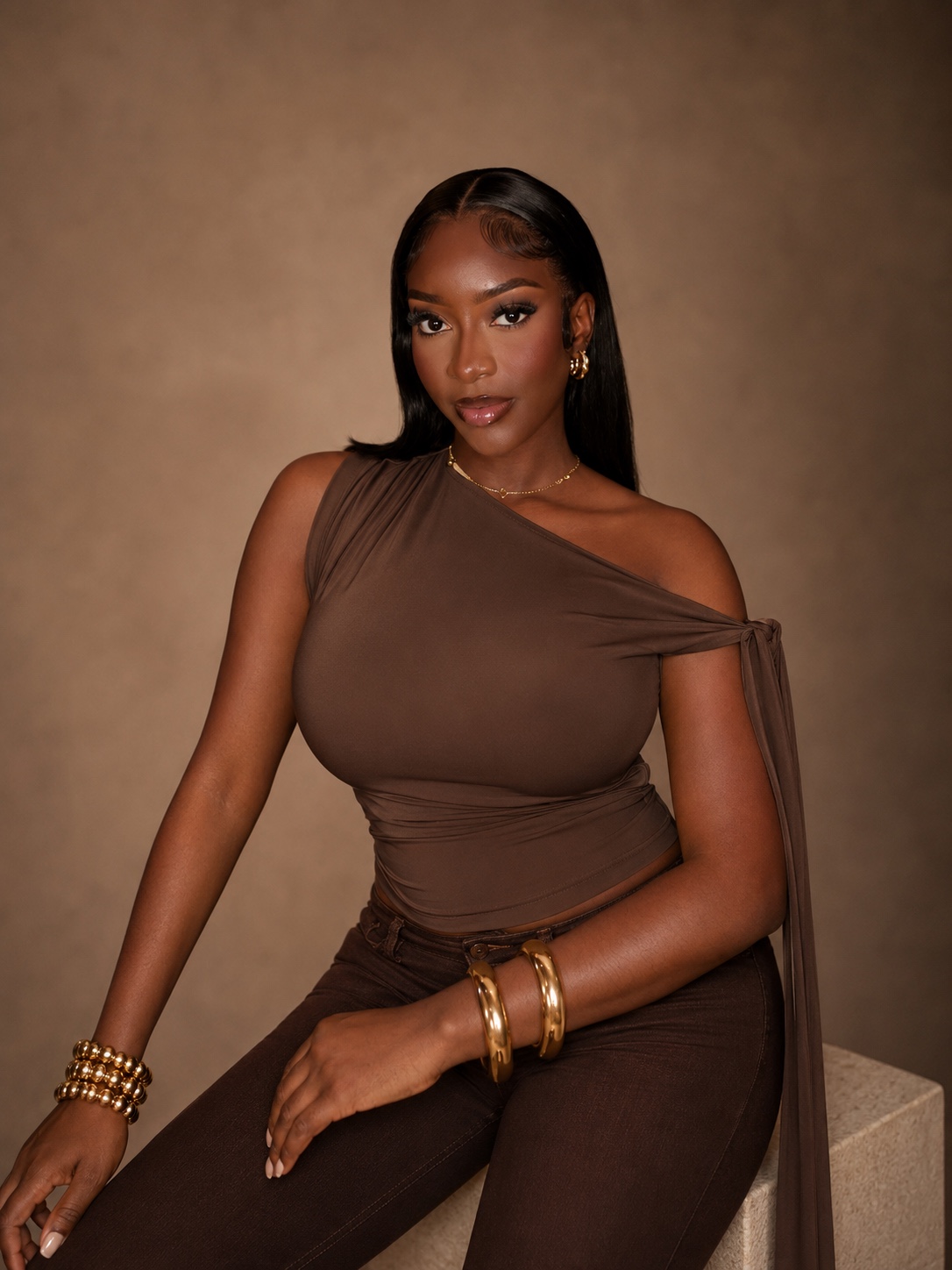 Women's Asymmetrical One-Shoulder Top