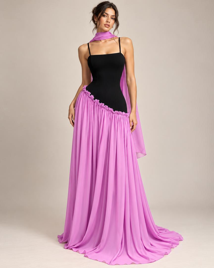 Women's Drop Waist Gown