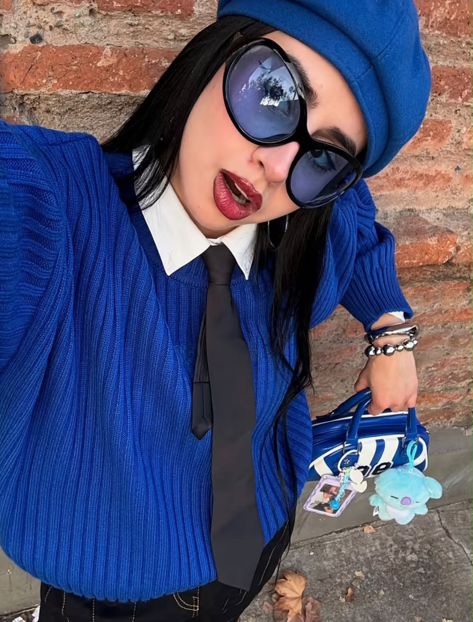 Royal Blue Knit Sweater