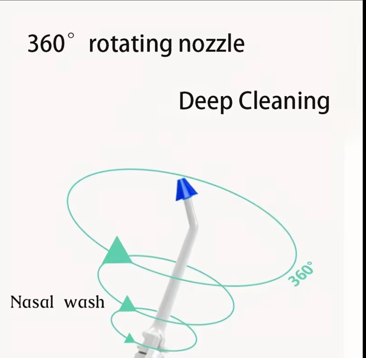 Portable Manual Dental Water Flosser