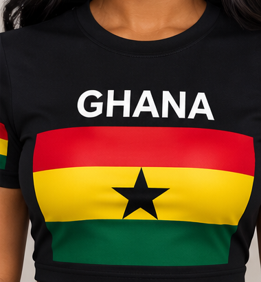 Women's Crop Top – Short Sleeve Patriotic T-Shirt