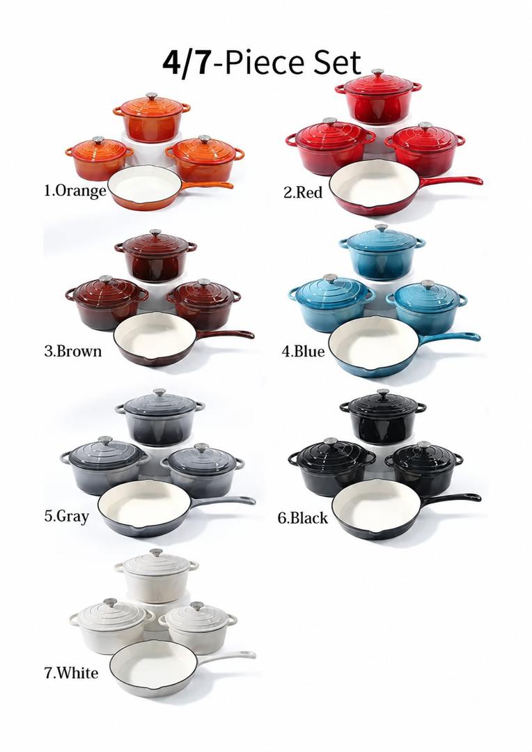 4/7-Piece Non-Stick Cookware Set