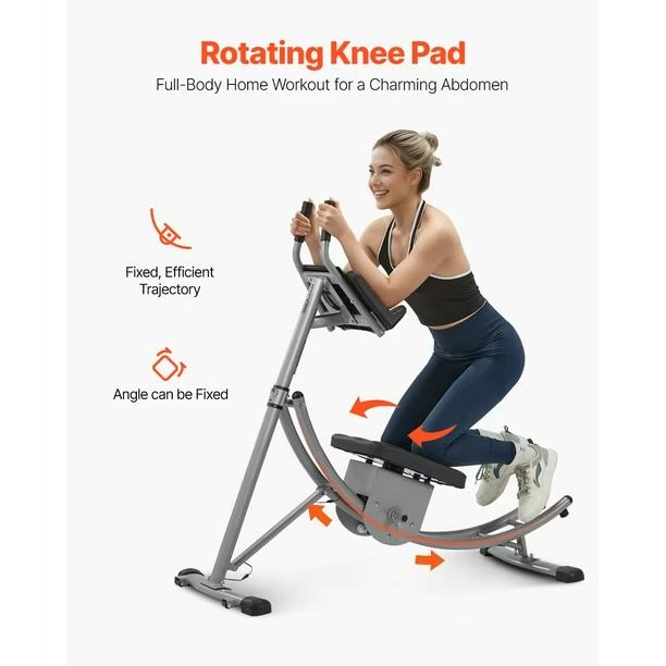 Rotating Knee Abdominal Workout Machine