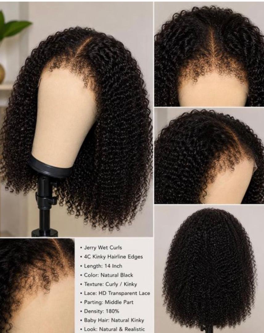 Kinky Curly Lace Wig