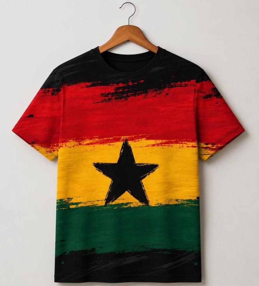 Ghana Flag Graphic T-Shirt