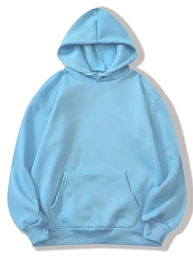 Sky Blue Pullover Hoodie