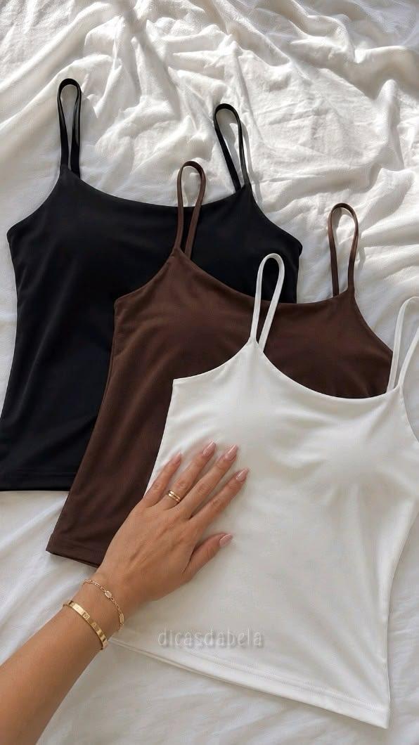 Satin Camisole Colour Set