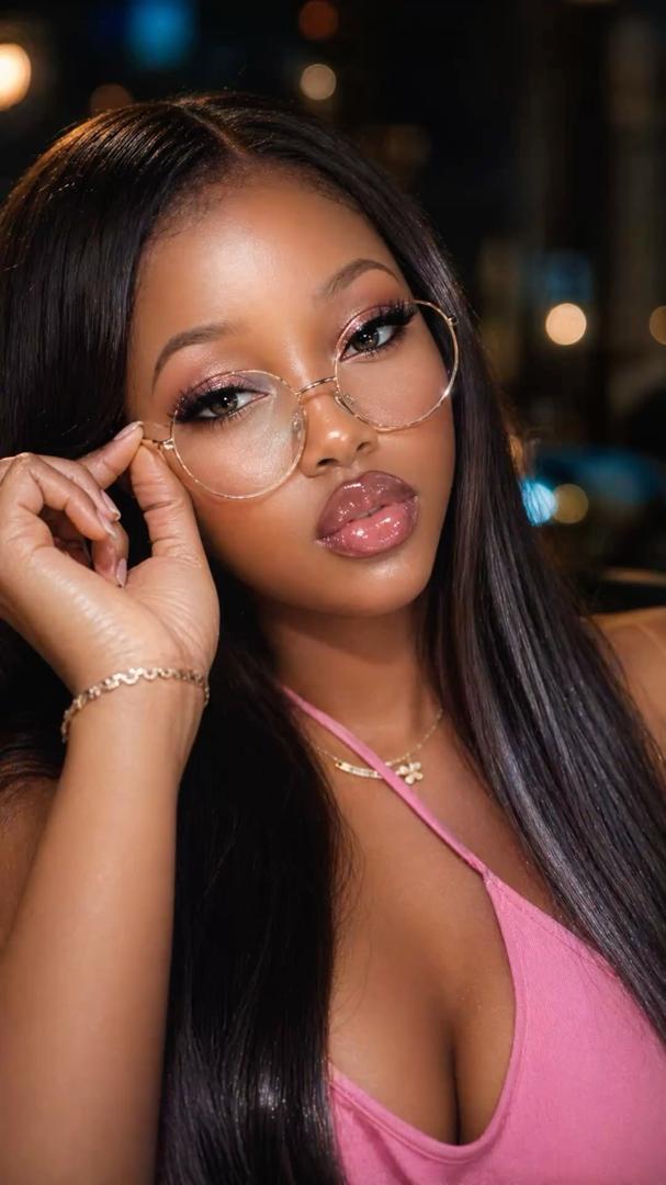 Pink Narrow Sunglasses