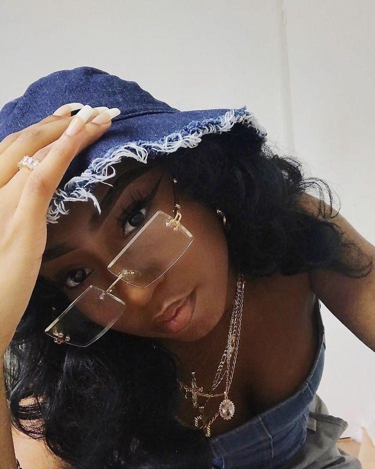 Rhinestone Visor Sunglasses
