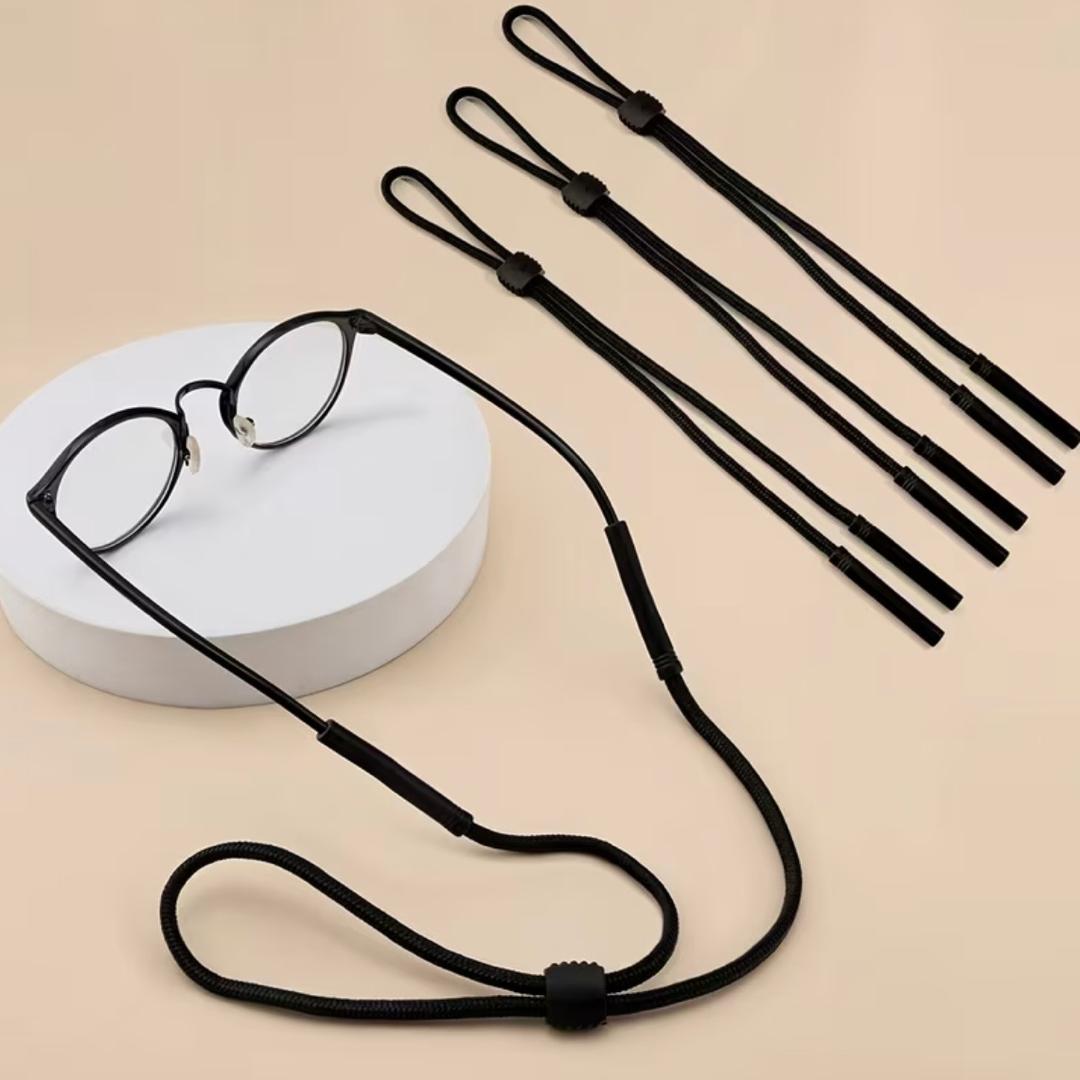Black Eyeglass Neck Strap Set