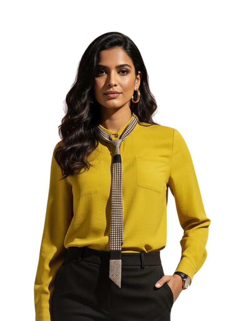 Mustard Office Shirt