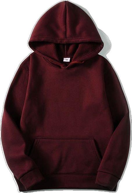 Burgundy Pullover Hoodie