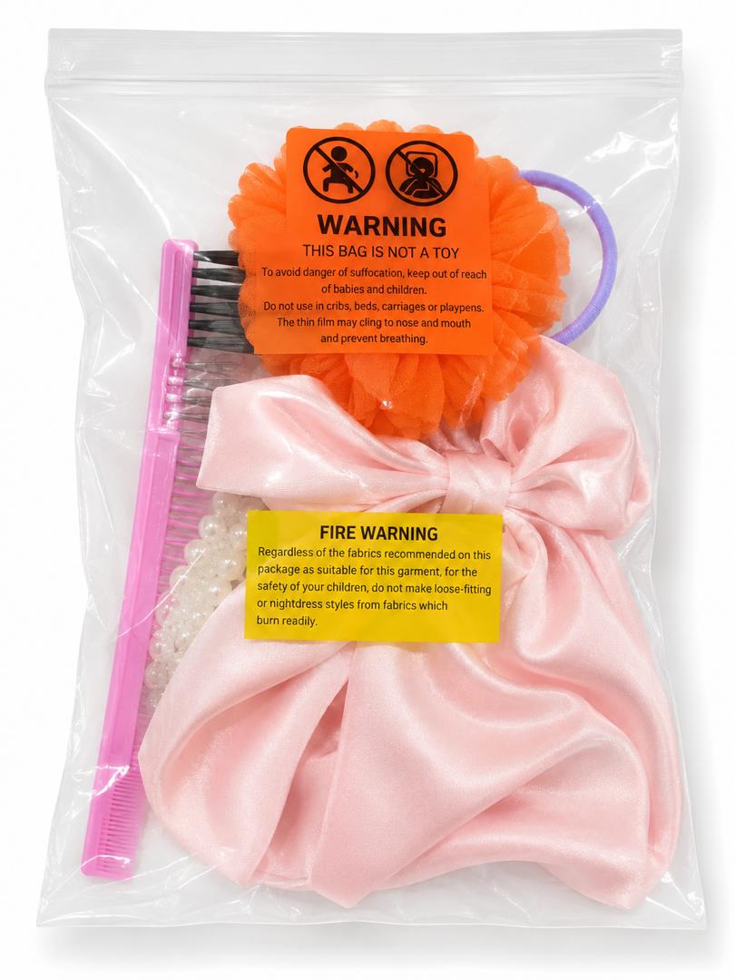 Orange Hair Styling Accessory Set