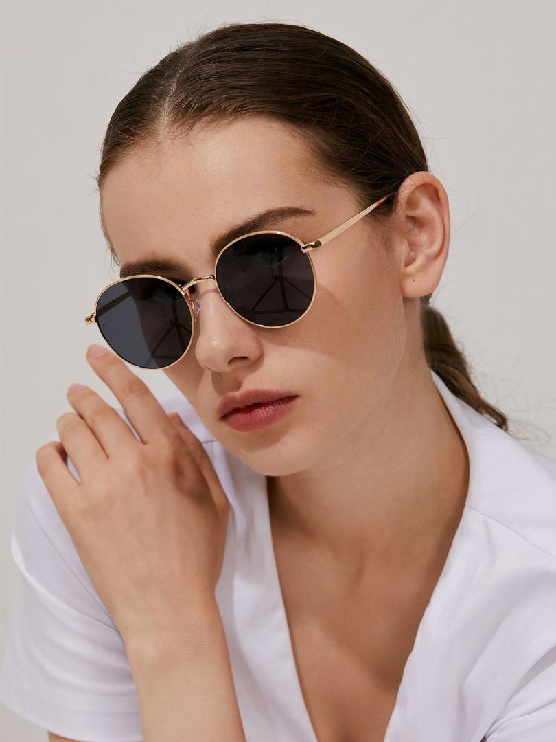 Black Round Sunglasses