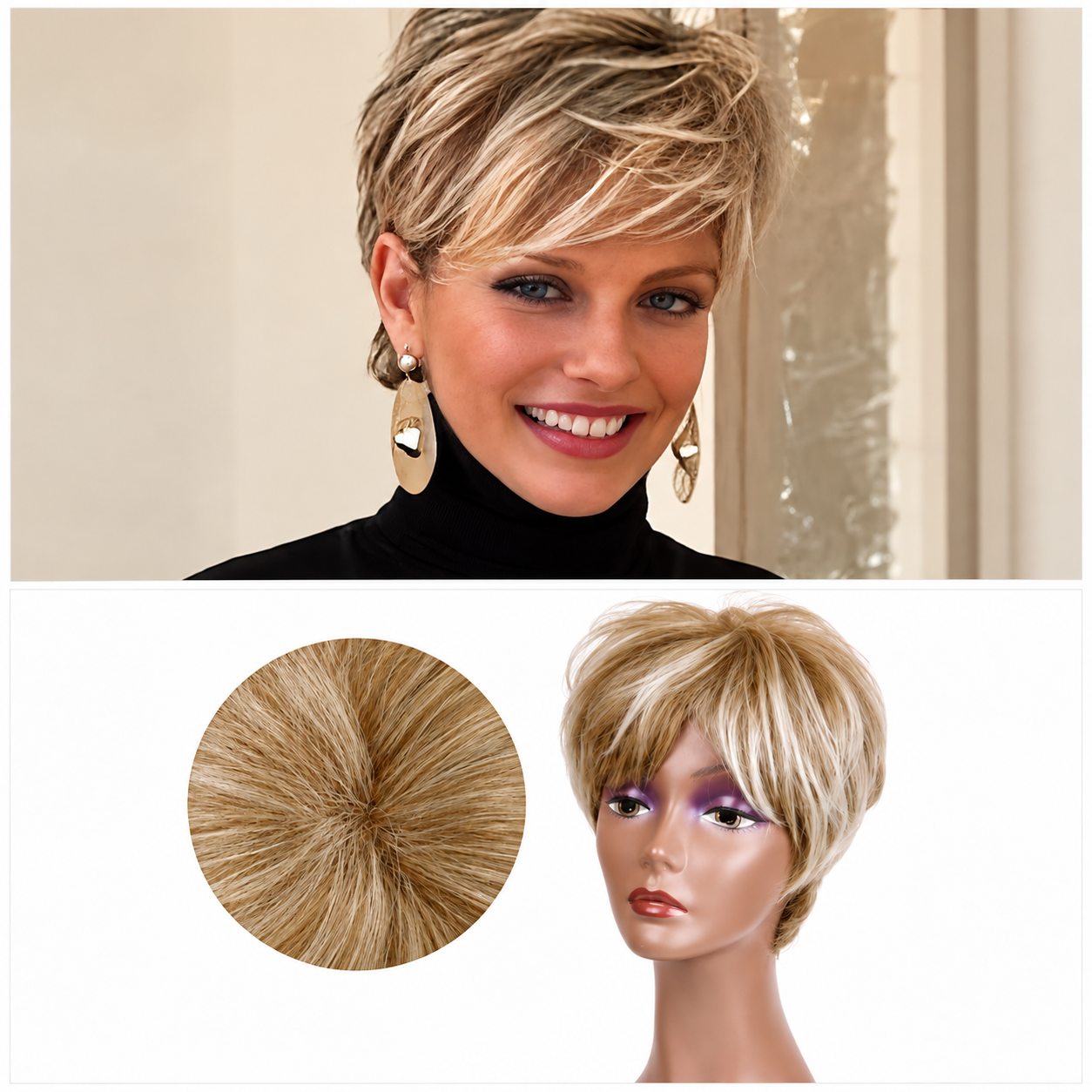 Blonde Pixie Cut Wig