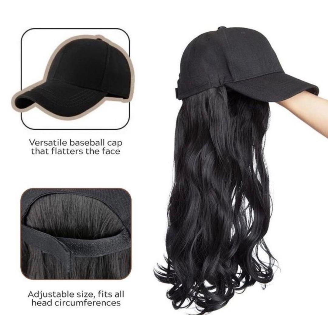 Baseball Cap Wig