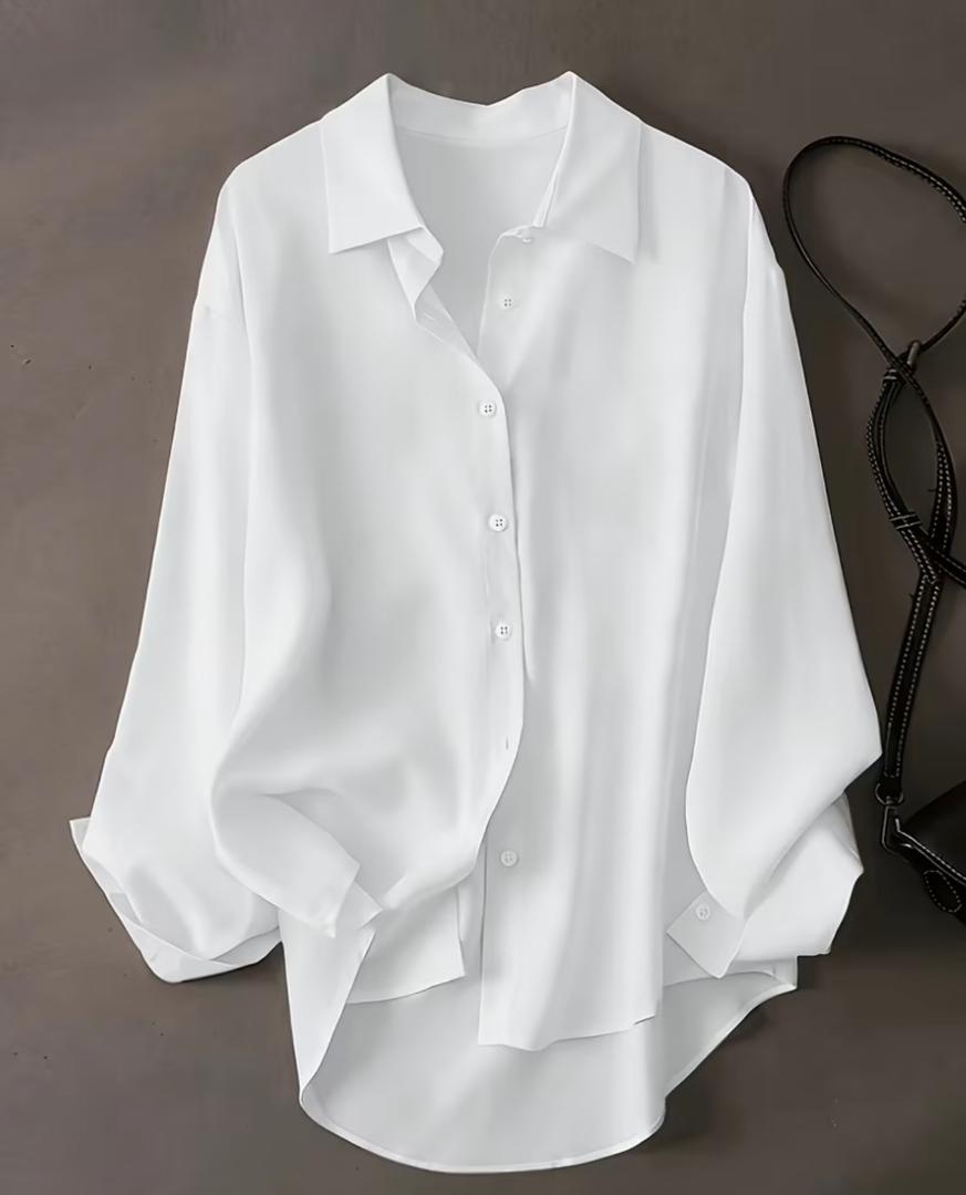 White Oversized Button Shirt